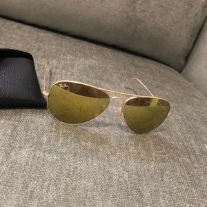 RayBan Aviator Mirror Sunglasses